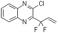 2-氯-3-(1,1-二氟-2-丙烯-1-基)喹喔啉分子结构 (CAS 1365970-41-7)