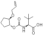 CAS # 1365970-45-1, 3-Methyl-N-[[[(1R,2R)-2-(2-propen-1-yloxy)cyclopentyl]oxy]carbonyl]-L-valine