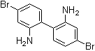 2,2'-二氨基-4,4'-二溴联苯分子结构 (CAS 136630-36-9)