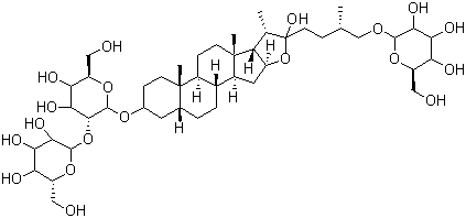 知母皂苷 B II分子结构 (CAS 136656-07-0)