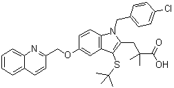 structure of CAS# 136668-42-3, 喹夫拉朋
