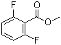 structure of CAS# 13671-00-6, Methyl 2,6-difluorobenzoate