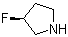 structure of CAS# 136725-54-7, 3(S)-氟吡咯烷