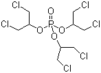 structure of CAS# 13674-87-8, Tris(2-chloro-1-(chloromethyl)ethyl)phosphate