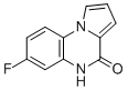 7-氟吡咯并[1,2-a]喹喔啉-4(5H)-酮分子结构 (CAS 136773-67-6)