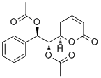 二乙酸哥纳香二醇酯分子结构 (CAS 136778-40-0)
