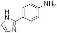 structure of CAS# 13682-33-2, 4-(1H-咪唑-2-基)苯胺