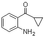 (2-氨基苯基)环丙基甲酮分子结构 (CAS 136832-46-7)