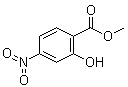 2-羟基-4-硝基苯甲酸甲酯分子结构 (CAS 13684-28-1)