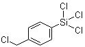 structure of CAS# 13688-90-9, 4-(三氯硅烷基)氯苄