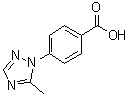structure of CAS# 1368819-46-8, 4-(5-Methyl-1H-1,2,4-triazol-1-yl)benzoic acid