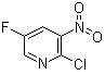 2-氯-5-氟-3-硝基吡啶分子结构 (CAS 136888-21-6)