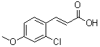 structure of CAS# 1369477-55-3, 3-(2-氯-4-甲氧基苯基)-2-丙烯酸