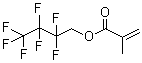structure of CAS# 13695-31-3, 2,2,3,3,4,4,4-七氟丁基异丁烯酸酯