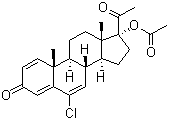 CAS # 13698-49-2, Delmadinone acetate, 17-Acetyloxy-6-chloropregna-1,4,6-triene-3,20-dione