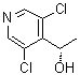 structure of CAS# 1370347-50-4, (alphaS)-3,5-Dichloro-alpha-methyl-4-pyridinemethanol