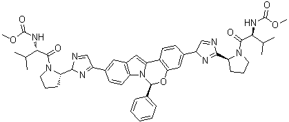 structure of CAS# 1370468-36-2, Elbasvir