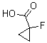 1-Fluorocyclopropanecarboxylic acid molecular structure (CAS 137081-41-5)