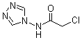 2-氯-N-4H-1,2,4-三唑-4-基乙酰胺分子结构 (CAS 137141-14-1)