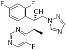 伏立康唑分子结构 (CAS 137234-62-9)