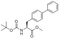 CAS 登录号：137255-86-8, (S)-甲基3-([1,1'-联苯]-4-基)-2-((叔-丁氧羰基)氨基)丙酸酯