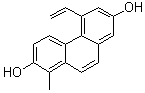 structure of CAS# 137319-34-7, 5-Ethenyl-1-methyl-2,7-phenanthrenediol