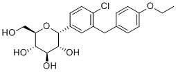 1R-达格列嗪分子结构 (CAS 1373321-04-0)