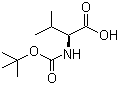 structure of CAS# 13734-41-3, Boc-L-缬氨酸