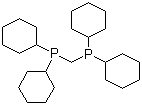 双(二环己基膦)甲烷分子结构 (CAS 137349-65-6)