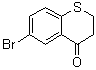 6-溴-2,3-二氢-4H-1-苯并噻喃-4-酮分子结构 (CAS 13735-13-2)