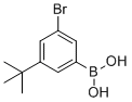 3-溴-5-叔-丁基苯基硼酸分子结构 (CAS 1373881-94-7)