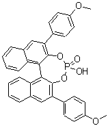 (11bS)-4-羟基-2,6-二(4-甲氧基苯基)-二萘并[2,1-d:1',2'-f][1,3,2]二氧杂磷杂卓 4-氧化物分子结构 (CAS 1374030-19-9)