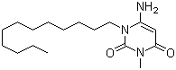 6-氨基-1-十二烷基-3-甲基-2,4(1H,3H)-嘧啶二酮分子结构 (CAS 137476-00-7)