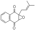 1a,7a-二氢-1a-(3-甲基-2-丁烯基)-萘并[2,3-b]环氧乙烯-2,7-二酮分子结构 (CAS 137492-06-9)