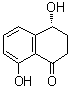 structure of CAS# 137494-04-3, (4R)-3,4-Dihydro-4,8-dihydroxy-1(2H)-naphthalenone