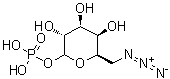 CAS 登录号：1374984-64-1, 6-叠氮基-6-脱氧-D-吡喃半乳糖 1-(磷酸二氢酯)
