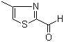 4-甲基-1,3-噻唑-2-甲醛分子结构 (CAS 13750-68-0)