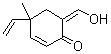 (6Z)-4-乙烯基-6-(羟基亚甲基)-4-甲基-2-环己烯-1-酮分子结构 (CAS 1375080-89-9)