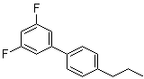 4-丙基-3',5'-二氟联苯分子结构 (CAS 137528-87-1)