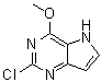 2-氯-4-甲氧基-5H-吡咯并[3,2-d]嘧啶分子结构 (CAS 1375301-68-0)