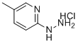 structure of CAS# 1375477-15-8, 2-Hydrazinyl-5-methylpyridine hydrochloride