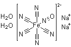 structure of CAS# 13755-38-9, 硝普钠二水合物