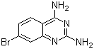 7-溴-2,4-二氨基喹唑啉分子结构 (CAS 137553-43-6)