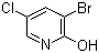 3-溴-5-氯-2-羟基吡啶分子结构 (CAS 137628-16-1)