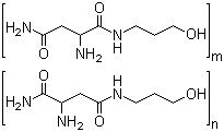 CAS # 137629-32-4, 2-Amino-N1-(3-hydroxypropyl)butanediamide 2-amino-N4-(3-hydroxypropyl)butanediamide polymer