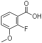 structure of CAS# 137654-20-7, 2-氟-3-甲氧基苯甲酸
