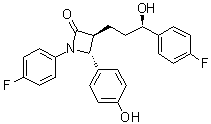 (3S,4R)-1-(4-氟苯基)-3-[(3R)-3-(4-氟苯基)-3-羟基丙基]-4-(4-羟基苯基)-2-氮杂环丁酮分子结构 (CAS 1376614-99-1)