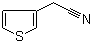 3-噻吩乙腈分子结构 (CAS 13781-53-8)