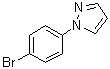 1-(4'-溴苯基)-1H-吡唑分子结构 (CAS 13788-92-6)