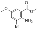 甲基2-氨基-3-溴-5-甲氧基苯甲酸酯分子结构 (CAS 1378874-22-6)